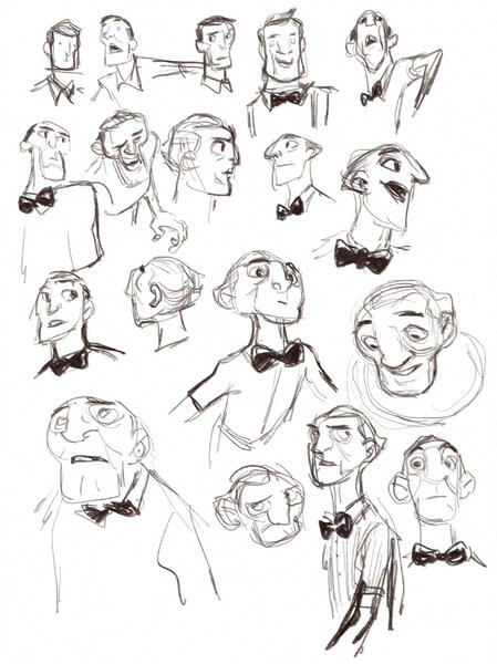 Referee02 Boxing referee head and face exploration